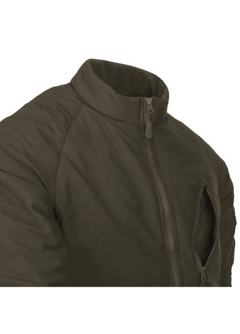 Темно-зелена демісезонна куртка helikon wolfhound climashield apex - taiga green Helikon-Tex