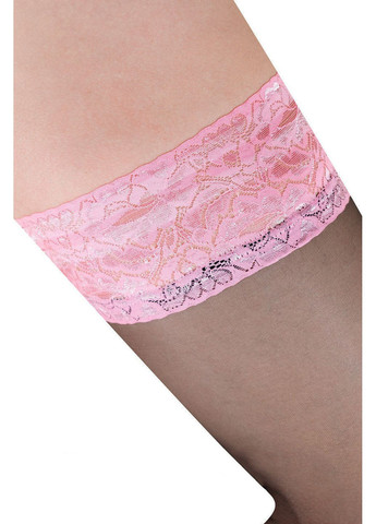 Чулки с розовой коронкой Coral 20den Dolores (356566999)