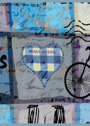 Чемодан малый S Madisson 36820C поликарбонат Разноцветный Snowball (299666090)