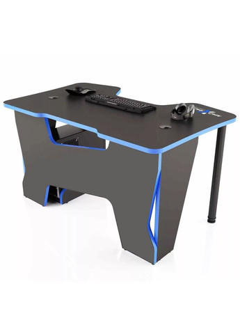 Комп'ютерний стіл, Геймерський стіл COMFORT GT12 (120 см) чорно-синій No Brand (353497980)