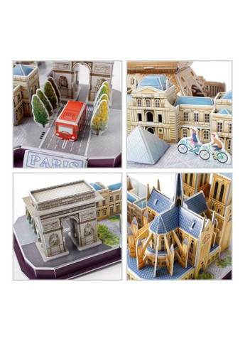 Пазл Cubic Fun (MC254h) CubicFun City line Paris (366155996)