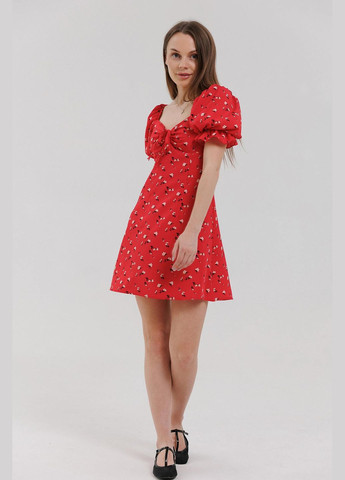 Червона підліткова сукня для дівчинки червона 127110d No Brand (295273392)