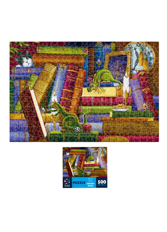 Пазлы . Книги о драконах. 500 деталей DT500-12 (укр) De.tail (293971841)