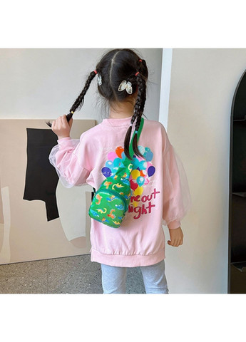 Рюкзак через плечо детский Единорожки Зеленый (СР1-19-9) No Brand (347640963)