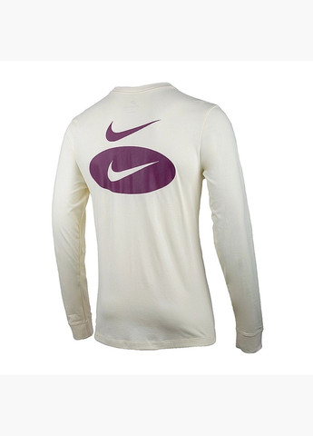 Світшот чоловічий M Nsw Ess+ Core 3 Ls Tee White Dm6365-113 Nike (332609710)