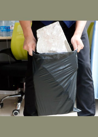 Курьерский пакет черный 500х550 + 40 клапан No Brand (322583134)