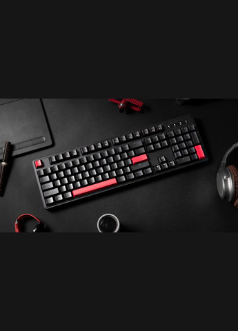 Клавиатура механическая X3 104Key, Red, USB-A, QMK/VIA, Hot-Swap, EN/UKR, RGB, черный Lemokey (330032721)