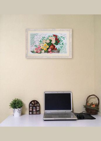 Набор для вышивки мулине ДМС "Розовое настроение", 38х22 см No Brand (340483025)