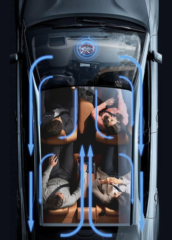 Ароматизатор в автомобиль Вертолет освежитель воздуха в машину на солнечной батарее черный (R051135) ABS (317297226)