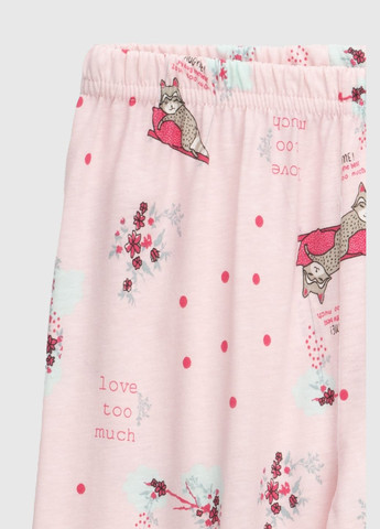 Розовая всесезон пижама Mini Moon