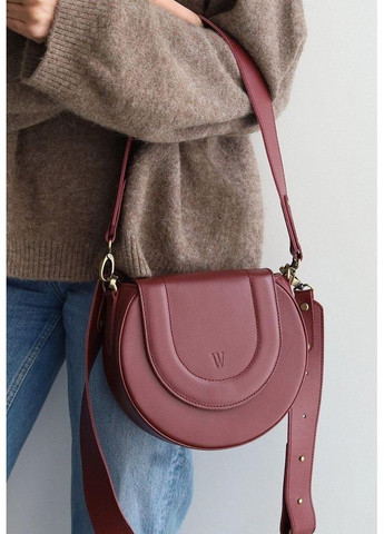 Жіноча шкіряна сумка Mandy марсала The Wings (348358703)