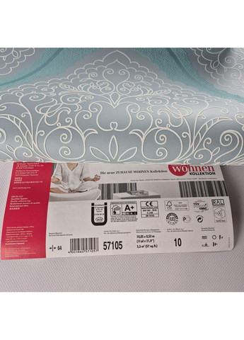 Шпалери вінілові 10 × 0.53 м 57105, для вітальні, спальні, кухні, коридору MARBURG (368895879)