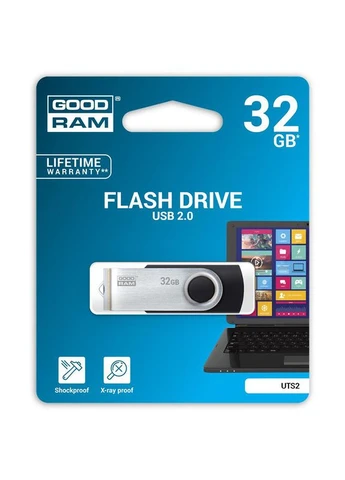 USB Флеш 32GB USB 2.0 Twister Black, Retail Goodram (382191816)
