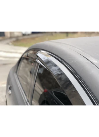 Дефлекторы окон (4 шт., Sport) для Honda Civic Sedan VIII 2006-2011 гг Sunplex (391745176)