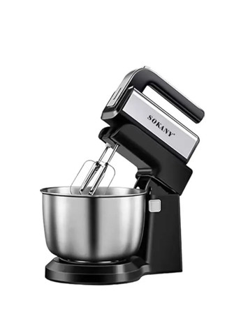 Стаціонарний міксер з чашею, що обертається, 3,5 літра, ручний з 5 швидкостями, міксер з насадками, 500 Вт CX-6652. Sokany (350893510)