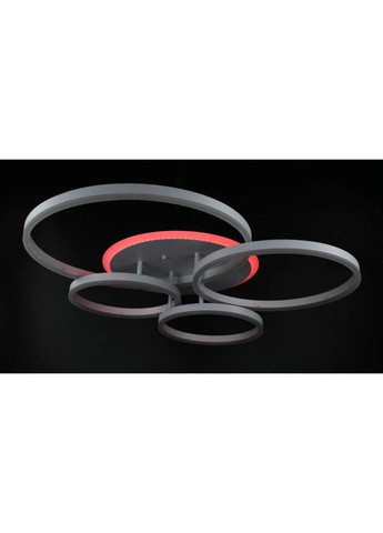 Люстра світлодіодна стельова LED світильник для квартири на стелю ледве з пультом 26137 Білий 12х69х79 см. Sunnysky (335975021)