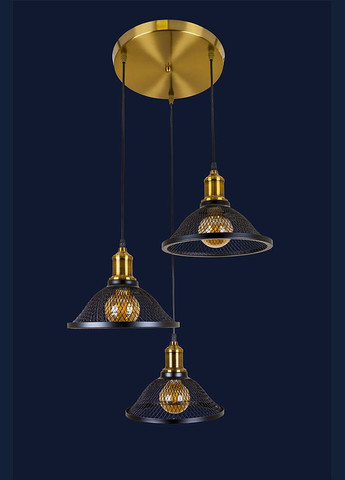 Подвесной светильник 907009F-3 BRZ+BK (300) (LVS4012) Levistella (323003165)