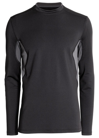 Черный демисезонный кэжуал лонгслив H&M