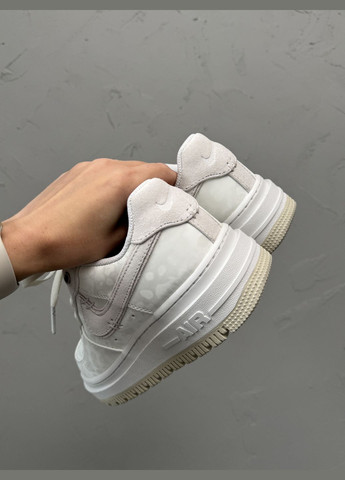 Кроссовки женские Nike Air Force 1 low beige white | Найк Аир Форс 1 низкие бежевые белые No Brand бежевые демисезоны (316091110)