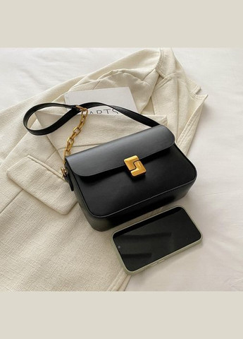 Женская классическая сумка 6079 кросс-боди черная No Brand (305849037)