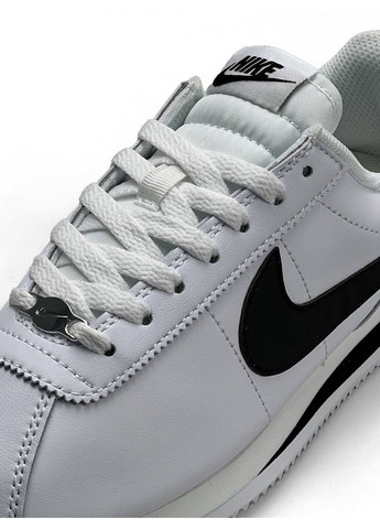 Серые всесезонные кроссовки nike No Brand Cortez W White Black