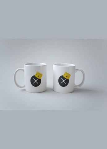 Кружка з принтом "XRP" 330 мл Біла No Brand (324262299)