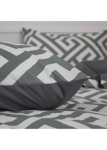 Полуторный комплект постельного белья ТЕП с наволочками 50×70 см Soft Maze Серый (53710150215) ТЕП (390076903)