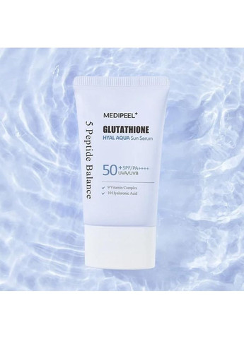 Medi-Peel Сонцезахисна емульсія з глутатіоном Glutathione Hyal Aqua Sun Serum SPF50+ PA++++ 50 ml — Крем, Південна Корея (358499800)