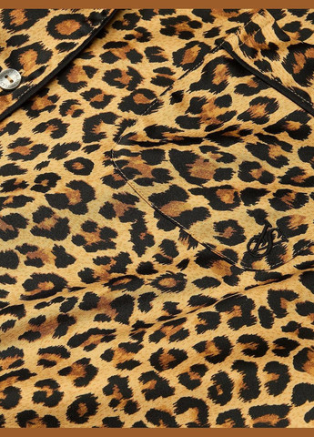 Чорна всесезон жіноча піжама (штани + сорочка) glazed satin сорочка + брюки Victoria's Secret