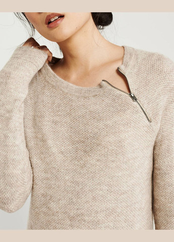 Бежевый демисезонный свитер женский - свитер af6021w Abercrombie & Fitch