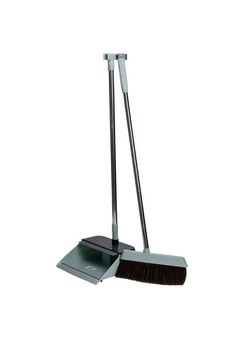 Комплект для уборки веник с совком, зеленый Household Cleaning Products HP-35015-10GR No Brand (361893160)