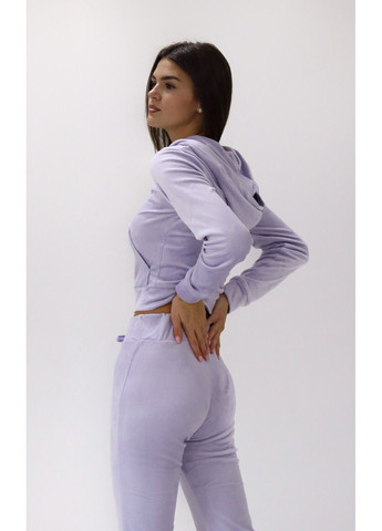 Женский велюровый спортивный костюм Н&М (56771) М Фиолетовый H&M (284799624)