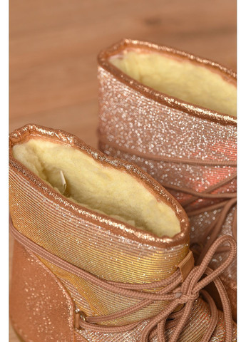 Угги женские на меху пудрового цвета Let's Shop (365310339)