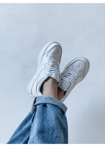 КРОССОВКИ ЖЕНСКИЕ NIKE AIR FORCE 1 SHADOW WHITE LV 1 НАЙК АИР ФОРС 1 ПРЕМИУМ No Brand белые демисезоны (369391054)