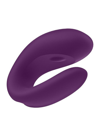 Вібромасажер для пар Double Joy працює від програми, фіолетовий Satisfyer (347312815)