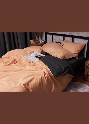 Комплект постельного белья Бязь Gold Люкс полуторный 143х210 наволочки 2х70х70 (MS-820003307) Moon&Star Gray Cream (288043535)