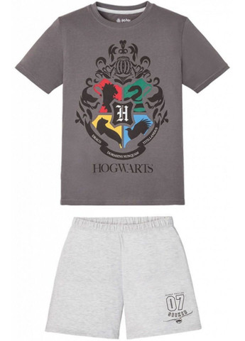 Сіра піжама (футболка і шорти) для хлопчика harry potter 349320 сірий Disney