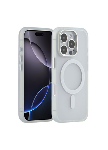 Чохол TPU+PC with MagSafe для iPhone 16 Pro White No Brand Apple iPhone 16 Pro 2024 (336150252)