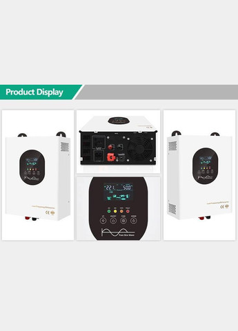 Гибридный инвертор 1kW LF10212 с правильной синусоидой, батарея 12V Xindun (313110923)