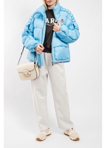 Голубой зимний Пуховик Moncler