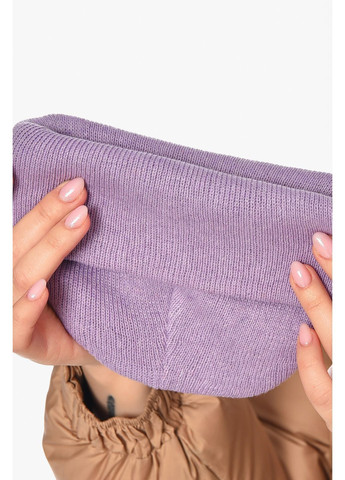 Шапка женская демисезонная сиреневого цвета Let's Shop (370944260)