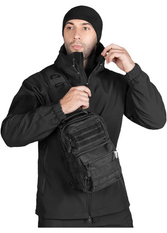 Чорна демісезонна куртка talker ofthell чорний Camotec