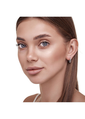 Сережки Сталевий блиск Minimal (280946725)