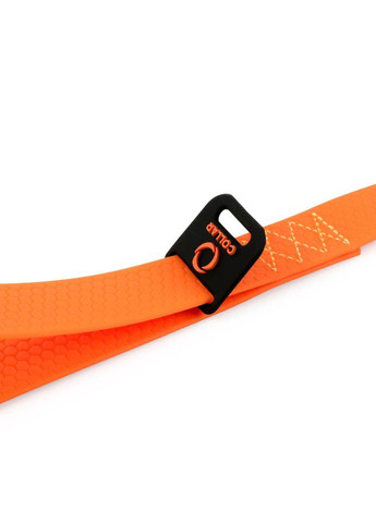 Повідець EVOLUTOR помаранчевий 25 мм 300 см для собак міцний стрічковий повідець з авіаційного алюмінію ProDobro (373221300)
