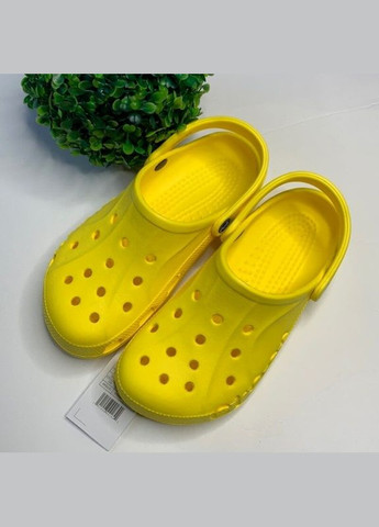 Желтые clog крокс бая клог Crocs