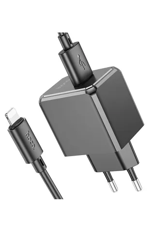 Сетевое зарядное устройство с кабелем single port charger set(iP) (6942007603560) Hoco CS11A Ocean (399456053)