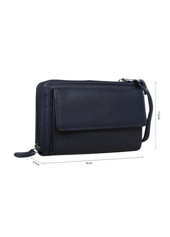 Кожаный черный клатч RoyalBag R-P-19153A (282927062)