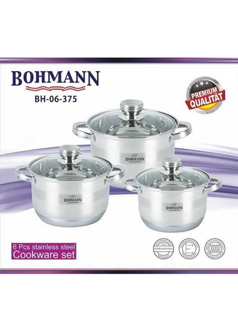 Набір кухонного посуду BH-06-375 з 6 предметів Bohmann (334006835)
