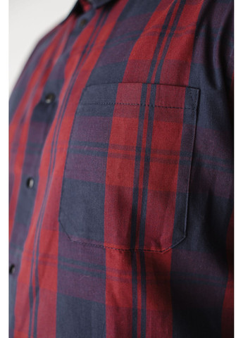 Коричневая повседневный, джинсовая, кэжуал рубашка в клетку No Brand