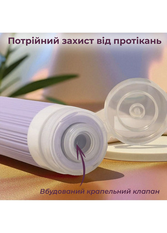 Дорожный набор емкостей флаконов для путешествий косметики силиконовый 4 шт по 90 мл в косметичке Розовый 113_2_0_1C No Brand (369164838)